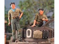 Deux tankistes britanniques en Normandie - Nemrod 35070