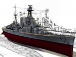 Maquette Trumpeter 05302 : HMS Hood (51) - 1941