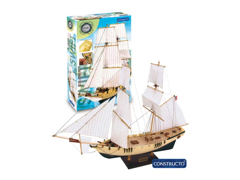 Maquette Bois Voilier Racing Yacht America 3D - Puzzle Pour Enfants Et Adultes
