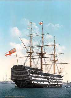 H.M.S. Victory - Modèle de voilier britannique