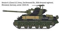 Coffret de modélisme militaire US : Starter set M4A3E8 Sherman Fury 1/56 - Italeri 75001