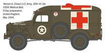 Maquette de véhicule militaire : Dodge WC54 Ambulance au 1/35 - Italeri 90226