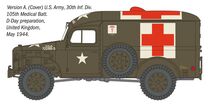 Maquette de véhicule militaire : Dodge WC54 Ambulance au 1/35 - Italeri 90226