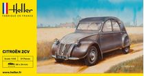 Maquette voiture de collection : Citroën 2cv - Heller 80175