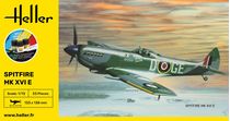Maquette avion militaire : Starter Kit Spitfire 1/72 - Heller 56282