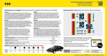 Maquette automobile : Porsche 928 1/43 - Heller 80149