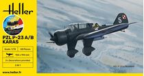 Coffret cadeau maquette avion polonais : Starter kit PZL 23 Karas 1/72 - Heller 56266