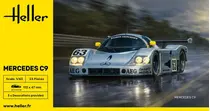 Maquette de voiture de course : Mercedes C9 1/43 - Heller 80107