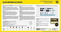 Maquette de voiture : Starter kit Alfa Romeo Alfasud 1/43 – Heller 56182