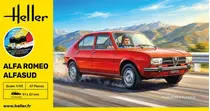 Maquette de voiture : Starter kit Alfa Romeo Alfasud 1/43 – Heller 56182
