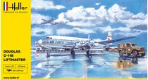 Maquette d'avion militaire : C-118 Liftmaster - 1/72 - Heller 80317