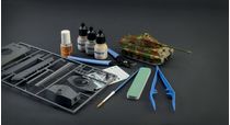 Maquette avion militaire : Model set Sd. Kfz. 182 King Tiger 1/72 - Italeri 72005