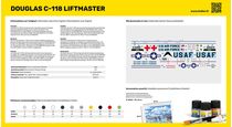 Maquette d'avion militaire : C-118 Liftmaster - 1/72 - Heller 80317