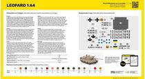 Maquette véhicule blindé - Starter Kit Leopard 1A4 1/35 - Heller 57126