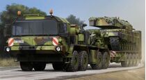 Maquette militaire : Faun SLT 50-3 Elefant with SaAnh.52t au 1/35 - Trumpeter 1070  01070