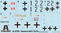 Maquette militaire : Char Semovente M42 da 75/34 E.Spéciale 1/35 - Italeri 6759
