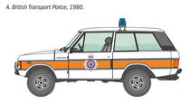 Maquette voiture : Range Rover Police 1/24 - Italeri 93661