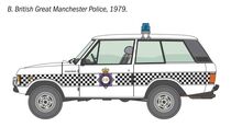 Maquette voiture : Range Rover Police 1/24 - Italeri 93661