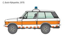 Maquette voiture : Range Rover Police 1/24 - Italeri 93661