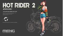 Figurine pour accompagner une maquette moto : Hot rider 2 (Résine) 1/9 - Meng SPS-087