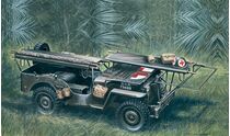 Maquette militaire : Jeep ambulance 1/4 ton. 4x4 au 1/35 - Italeri 326