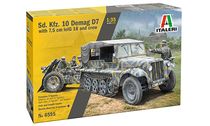 Maquette militaire : Sd.Kz10 et obusier Le IG18 et soldats 1/35 - Italeri 6595 06595