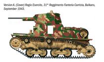 Maquette char militaire : Carro Armato L6/40 1/35 - Italeri 96553