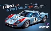 Maquette voiture : "Ford GT40 Mk.II 66 (Pre colored Edition) - 1:12 - Meng RS001 RS-001