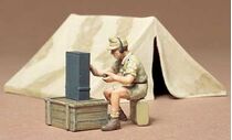 Figurines militaires : Tente et radio D,A,K 1/35 - Tamiya 35074