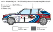 Maquette voiture : Lancia Delta HF Intégrale - 1:24 - Italeri 03658