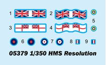 Maquette militaire : HMS Resolution au 1:350 - Trumpeter 05379  5379
