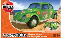 Maquette voiture de collection : Quick Build Volkswagen Beetle “Flower Power” - Airfix J6031