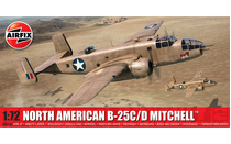Maquette d'avion militaire : North American B-25C/D Mitchell 1/72 - Airfix A06015A