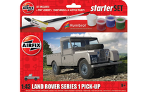 Maquettes voiture 4x4 : Starter set Land Rover serie 1 pick-up 1/43 - Airfix A55012