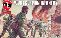 Figurines militaires : Infanterie allemande WWII - 1:76 - Airfix A00705V