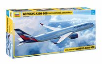 Maquette d'avion civil : Airbus A350‐900 - 1/144 - Zvezda 7039 07039