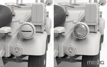 Maquette véhicule allemand : Pkw.K1 Type 82 Kubelwagen Nord africa 1/35 - Meng VS-015