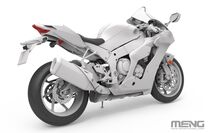 Maquette moto : Kawasaki ZX-10RR pré-peinte 1/9 - MENG MT008S