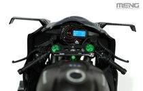 Maquette moto :  Kawasaki Ninja H2R 2018 Pré peinte au 1/9 - Meng MT-011S