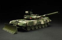 Maquette char de combat russe principal : T-90 avec Tank Dozer TBS-86 - 1/35 - Meng TS014