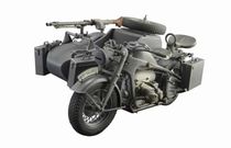 Maquette militaire : Zündapp KS 750 Sidecar - 1:9 - Italeri 7406 07406