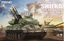 Maquette de blindé : Canon anti-aérien automoteur russe ZSU-23-4 Shilka 1/35 - Meng TS023