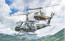 Maquette d'hélicoptère : AB-205 / UH-1D au 1/48 - Italeri 02845 - 2845