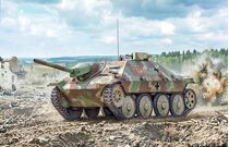 Maquette de char allemand : Jagdpanzer 38(t) Hetzer 1/35 - Italeri 96531