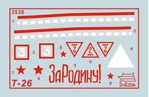 Maquette char militaire : T‐26 Mod.1933 1/35 - Zvezda 3528