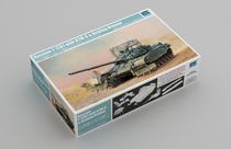 Maquette militaire : T-72B1 russe avec KTM-6 et armure de grille 1/35 - Trumpeter 09609