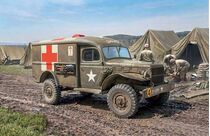 Maquette de véhicule militaire : Dodge WC54 Ambulance au 1/35 - Italeri 90226