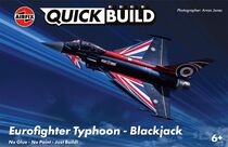 Quick Build - Maquette avion militaire : Eurofighter Typhoon Blackjack - AIRFIX J6059