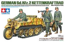 Maquette véhicule militaire léger : Sd.Kfz.2 Kettenkraftrad - 1:35 - Tamiya 35377