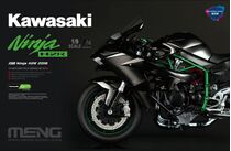 Maquette moto :  Kawasaki Ninja H2R 2018 Pré peinte au 1/9 - Meng MT-011S
